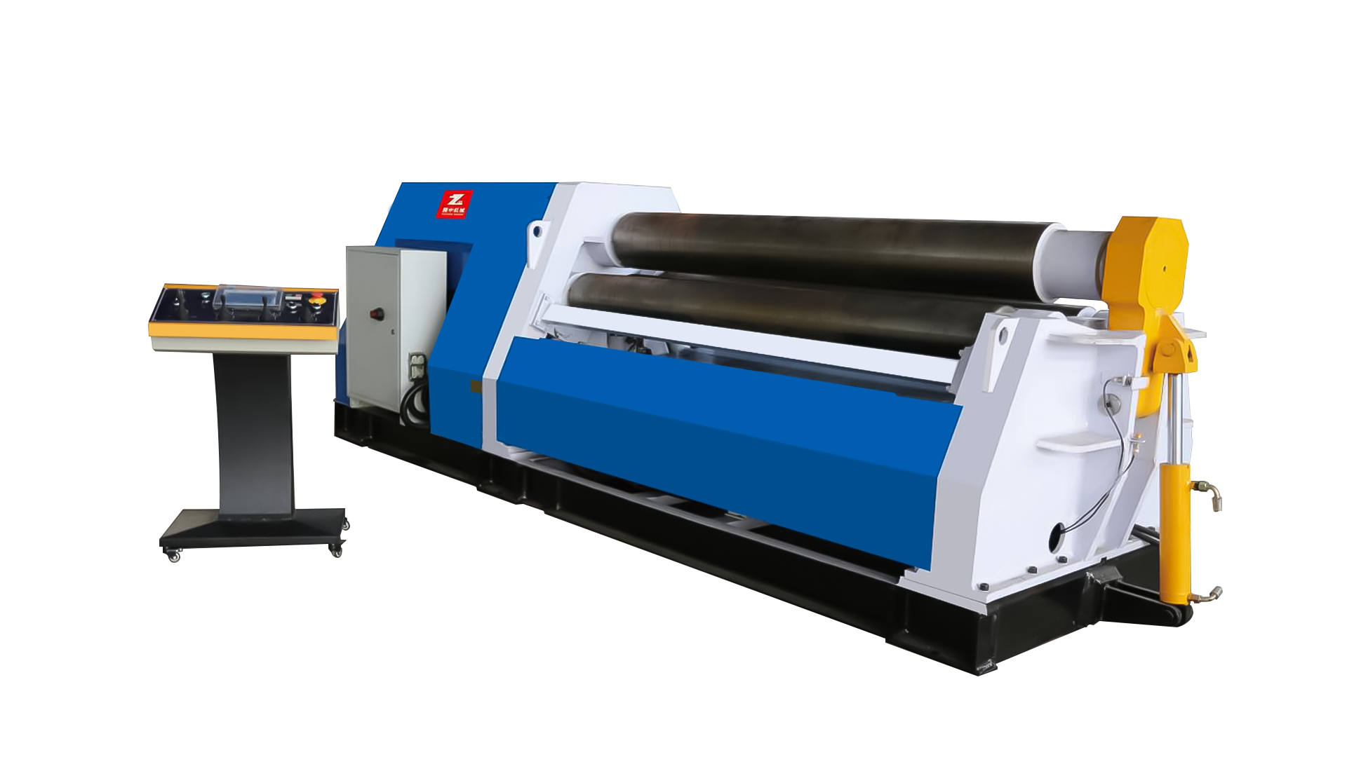 เครื่องรีดแผ่นสี่ลูกกลิ้งเซอร์โวไฟฟ้า CNC